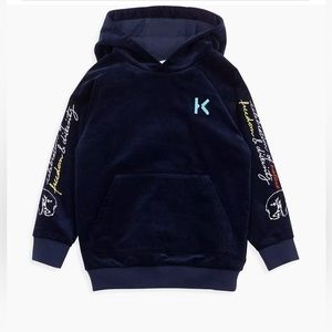 Kenzo Boy’s Embroidered Corduroy Hoodie